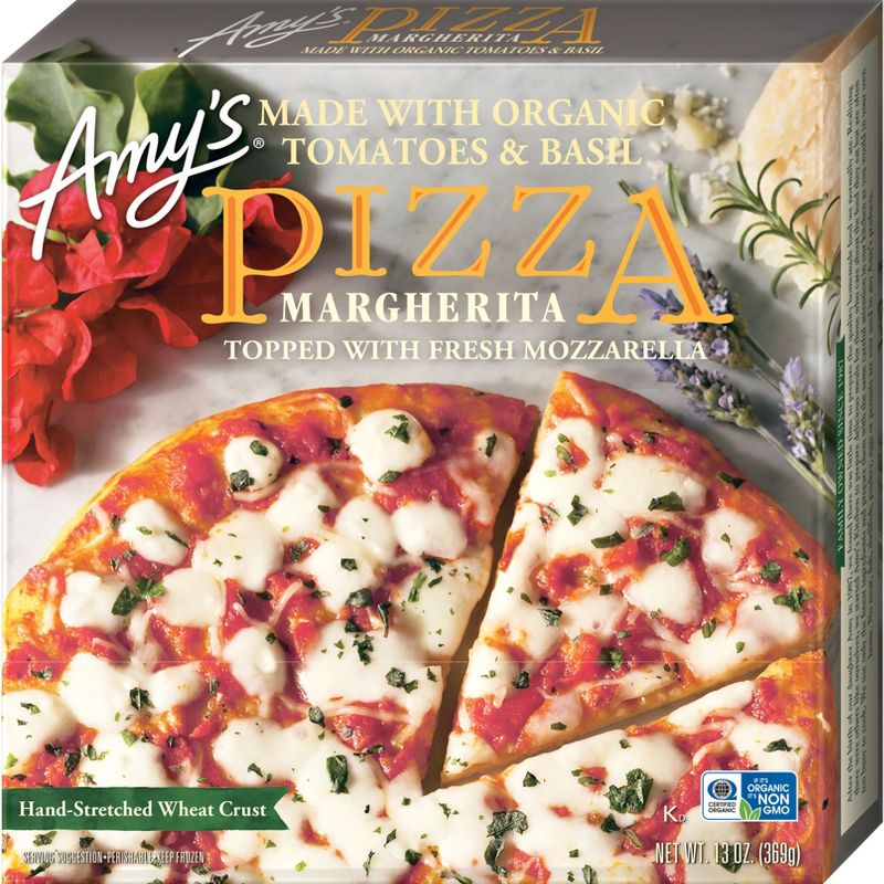 Amy's Frozen Margherita Pizza - 13oz, 1 of 6