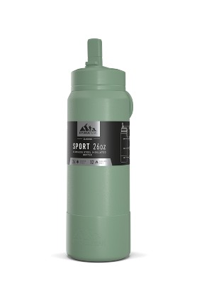 Hydrapeak 24oz Wide Mouth Stainless Steel Water Bottle Peach : Target