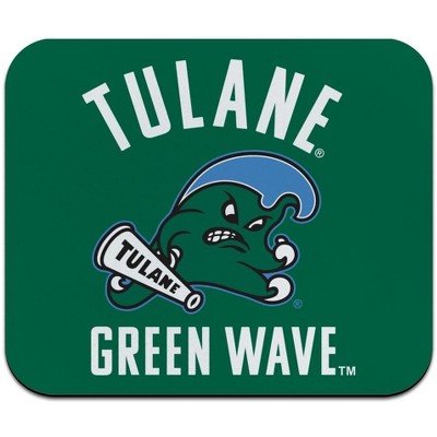 Tulane University Green Wave Low Profile Thin Mouse Pad
