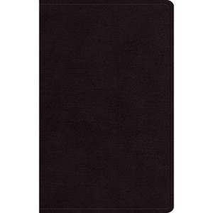 ESV Giant Print Personal Size Bible, Red Letter (Genuine Leather, Black) - by  Esv Bibles (Leather Bound) - 1 of 1