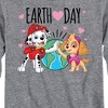 Boys' - Paw Patrol - Earth Day Heart Long Sleeve Graphic T-Shirt - 2 of 4