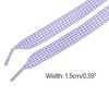 INSPIRE CHIC Polyester Fashion Shoelace 0.6 Inch 2 Pairs - 3 of 4