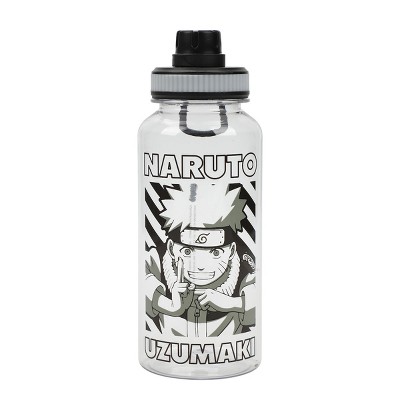 Naruto Uzumaki 32 Oz White Plastic Water Bottle