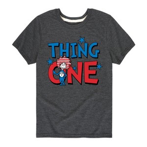 Boys' - Dr. Seuss - American Thing One Short Sleeve Graphic T-Shirt - 1 of 4