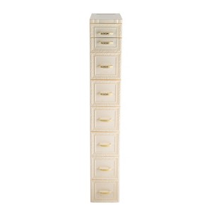 YIYIBYUS Bathroom Floor Cabinet, Vertical Storage Unit with Drawers, Narrow Tall Slim Storage Tower - 1 of 4