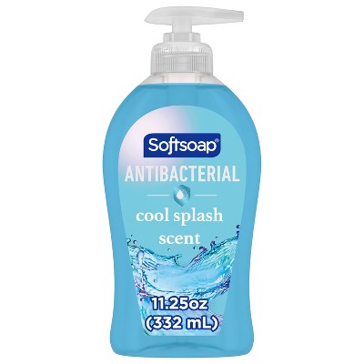 Softsoap Antibacterial Liquid Hand Soap Pump - Clean & Protect - Cool Splash - 11.25 fl oz