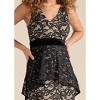 VENUS Womens Tiered Lace Gown - 3 of 4