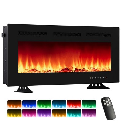 Garvee 40/50/60/72 Inch Wall Mounted Electric Fireplace - 1500W/750W Heater