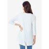 Roaman's Women's Plus Size Criss Cross Ultra Drape Tunic - 3 of 4