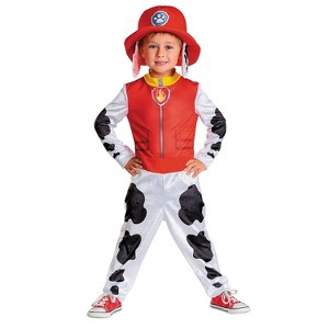 Paw Patrol Boy's Marshall Halloween Classic Costume Jumpsuit - Red - 2T - 1 of 2