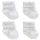  Carter's Just One You® Baby 4pk Chenille Socks - White