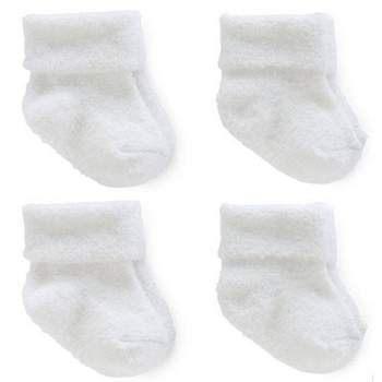  Carter's Just One You® Baby 4pk Chenille Socks - White