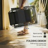 Resenkos Lounge Chair Outdoor, Patio Lounge Chair,2 Pieces Reclining Folding Outdoor Lounge Chairs with Cushion, Headrest, Side Tray, Black - 2 of 4