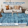 COZONY Vintage Distressed Area Rug Mat, Non Slip Low Pile Carpet Washable Runner, Soft Floor Mat for Living Room Bedroom - 3 of 3