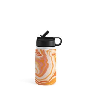Sunshinecanteen Orange Marble Water Bottle - Society6 - 1 of 4