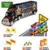 Toy Truck for Toddlers - Transport Car Carrier with 6 Toy Cars & Accessories - Toddler Toys Cars for Boys Age 2 - Birthday Gifts for 3 Year Old Boy - 4 of 4