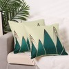 Unique Bargains Geometric Triangle Printed Soft Home Sofa Decor Office Pillow Cases 2 Pcs - 2 of 4
