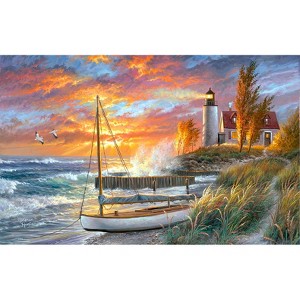 Sunsout Point Betsie Lighthouse 550 pc   Jigsaw Puzzle 69796 - 1 of 4