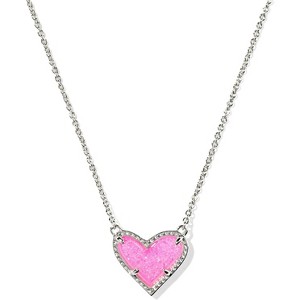 Heart Pendant Necklace Adjustable Chain Length Fashion Jewelry for Women - 1 of 4