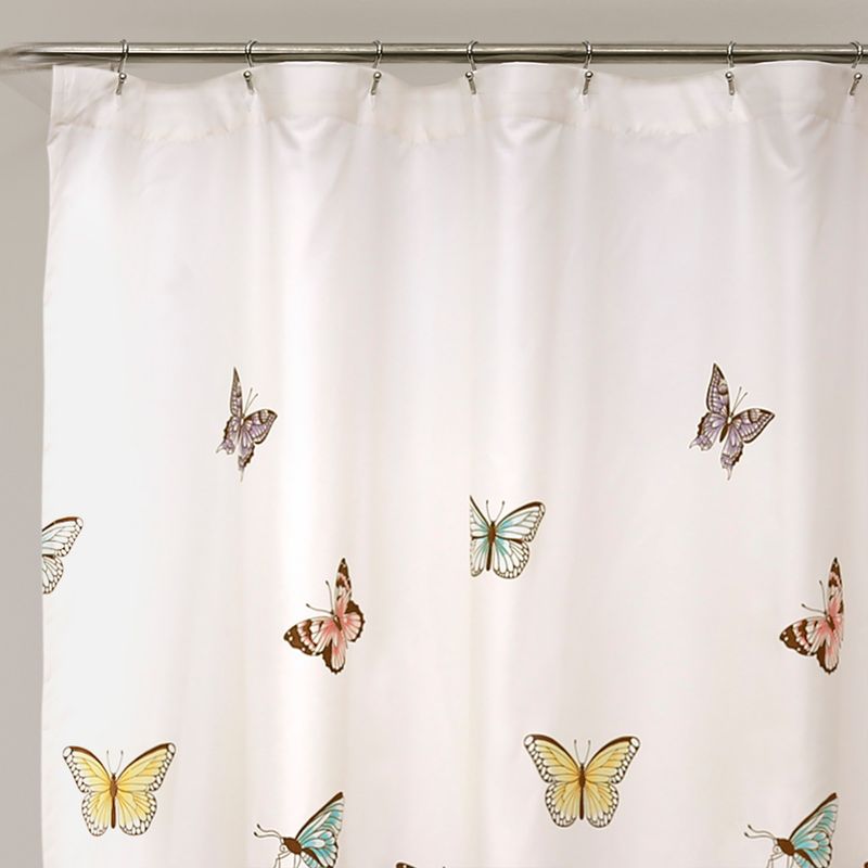 Kids' Flutter Butterfly Shower Curtain - Lush Décor, 2 of 8