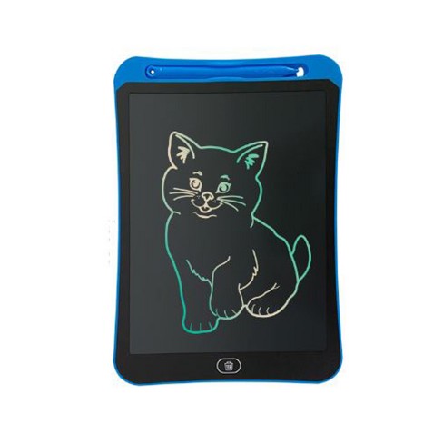 Link Kids Lcd 10inch Color Writing Doodle Board Tablet Electronic Erasable  Reusable Drawing Pad Educational & Learning Toy - Dark Blue : Target