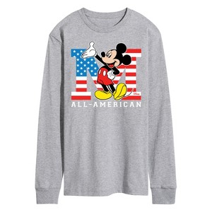 Men's - Disney - Americana Long Sleeve Graphic T-Shirt - 1 of 3