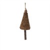 Wood Beaded Pine Tree Ornament (Set of 4) - 4 of 4