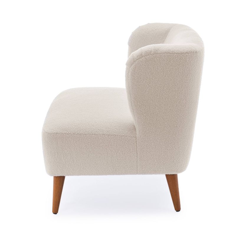 Comfort Pointe Vesper Boucle Accent Chair Milky White, 5 of 17