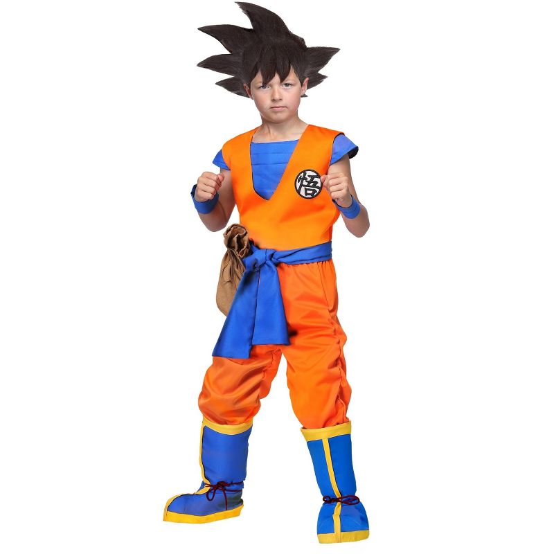 HalloweenCostumes.com Dragon Ball Z Boys Authentic Goku Costume., 1 of 4