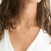 Moon Phase Pendant Necklace, 14K Gold Fill Dainty Hammered Choker - 4 of 4