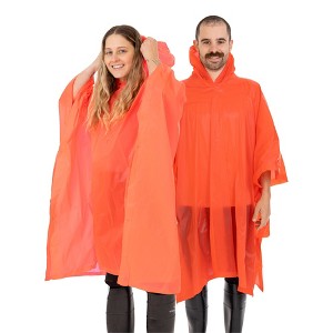 Stansport Waterproof Vinyl Rain Poncho .1 MM Thick - 1 of 4