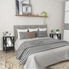 Tangkula Set of 2 Nightstand w/ Bottom Drawer Side End Table Modern - 4 of 4