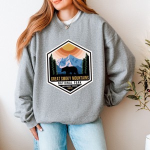 Simply Sage Market Great Smoky Mountains National Park Badge Sweatshirt - 1 of 4