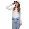 Tahari Women's Color Block Straw Bucket Hat with Fringe - Bucket Hat For Women - 2 of 4