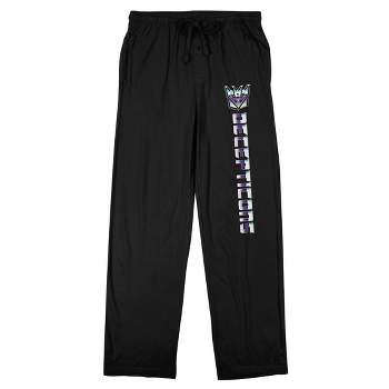 Transformers Decepticons Men's Black Sleep Pajama Pants