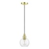 Livex Lighting Downtown 1 - Light Pendant in  Satin Brass - 4 of 4