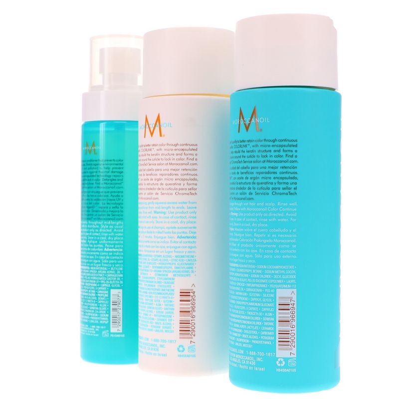Moroccanoil Color Complete Color Continue Shampoo 8.5 oz & Conditioner 8.5 oz & Protect and Prevent Spray 5.4 oz Combo Pack, 5 of 7