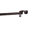 Versailles 5/8" Diameter Double-Up Curtain Rod - Espresso - 3 of 4
