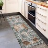 Large Area Rug, Washable Vintage Carpet, Soft Non-Slip Chenille Floor Mat, Non-Shedding for Living Room, Office - 4 of 4
