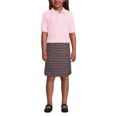 Lands' End School Uniform Kids Short Sleeve Interlock Polo Shirt