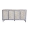 4-door Sideboard, Accent Buffet Server Cabinet, Wooden Storage Cabinet With Adjustable Shelves For Living Room, Natural Wood Wash - 4 of 4