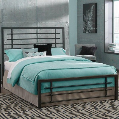 target iron bed king
