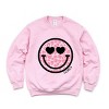 S.W.Smiley Leopard Heart Eyes Smiley -  Women's Graphic Sweatshirt - 3 of 4