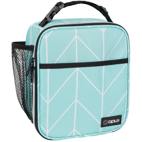 OPUX Insulated Lunch Box, Soft School Cooler Bag Kids Boys Girls, Leakproof  Reusable Compact Small Pail Tote Men Women Adult Work (Teal)