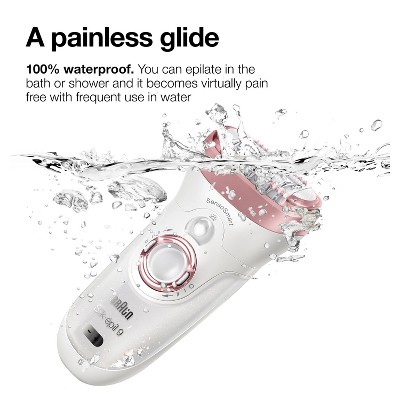 Braun Silk-epil 9-720 2-in-1 Women&#39;s Cordless Wet &#38; Dry Epilator + Bikini Trimmer + 2 Extra Accessories_7