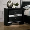 Oak Creek 3 Drawer Nightstand Black - miBasics - 2 of 4