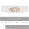INSPIRE CHIC Women's Fashion Rhinestone Wide Elastic Thick Stretch Belts 1 Pc - 4 of 4