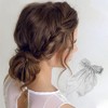 Unique Bargains Bow Ribbon French Barrette Hair Clips Hairdo Clip 1 Pc - 2 of 4