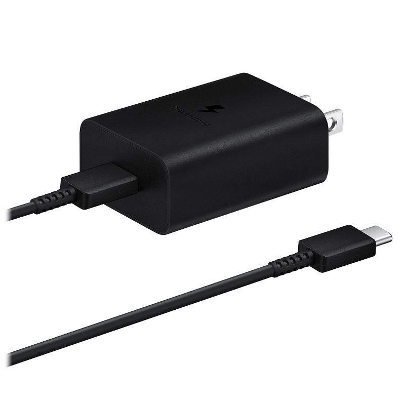 Samsung 15W Power Adapter with 3Amp USB-C to USB-C Cable - Black, 1 of 6