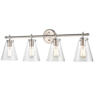 Millennium Lighting Aliza 4 - Light Vanity in  Brushed Nickel - 1 of 3